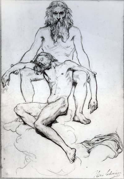 Gott der Vater und Gott der Sohn von Henri Lehmann